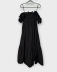 Ganni Ruffled Cotton-Poplin Midi Dress - 20