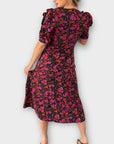 Girl In Mind Floral Midi Dress - 10