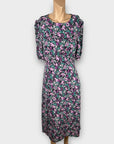 Girl In Mind Floral Midi Dress - 10