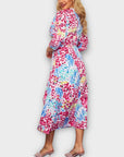Girl In Mind Floral Midi Dress - 10