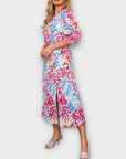 Girl In Mind Floral Midi Dress - 10