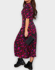 Girl In Mind Floral Midi Dress - 8