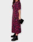 Girl In Mind Floral Midi Dress - 8