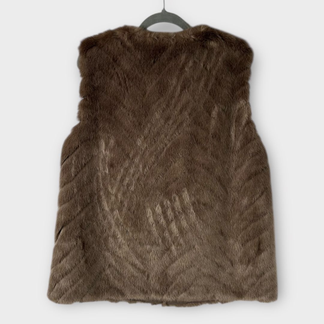 H&M Faux Fur Vest - 10