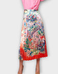 H&M Limited Edition Floral Pleated Skirt - 8