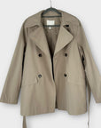 H&M Short Trench Coat - 8/10 (XS)