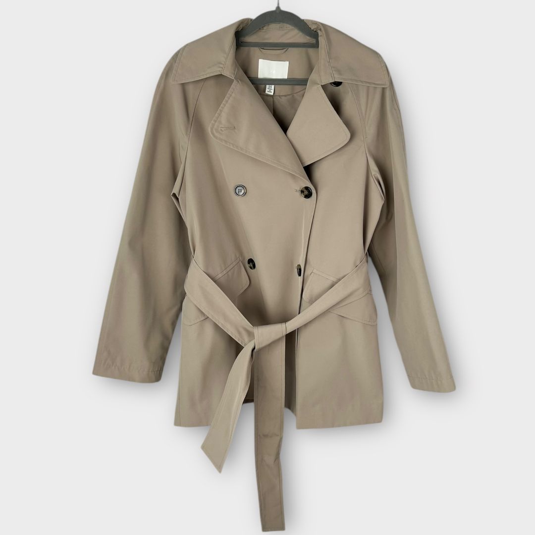 H&M Short Trench Coat - 8/10 (XS)