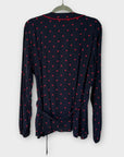 Hampton Republic Heart Print Wrap Top - 12
