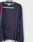 Hampton Republic Heart Print Wrap Top - 12