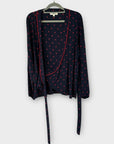 Hampton Republic Heart Print Wrap Top - 12