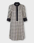 Hobbs Marci Houndstooth Shirt Dress - 12/14