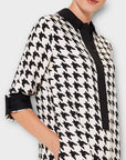 Hobbs Marci Houndstooth Shirt Dress - 12/14