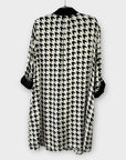 Hobbs Marci Houndstooth Shirt Dress - 12/14