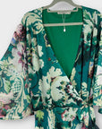 Hope & Ivy Floral Wrap Maxi Dress - 28