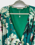 Hope & Ivy Floral Wrap Maxi Dress - 28
