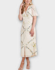 Hope & Ivy The Astrid Embroidered Midi Dress - 16
