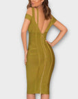 House Of CB Mimi Off Shoulder Bandage Dress - 12 (L)