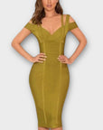 House Of CB Mimi Off Shoulder Bandage Dress - 12 (L)