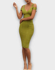 House Of CB Mimi Off Shoulder Bandage Dress - 12 (L)