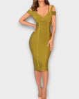 House Of CB Mimi Off Shoulder Bandage Dress - 12 (L)
