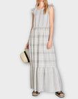 Hush Fonda Linen-Blend Maxi Dress - 8