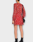 IRO Paris Beaumont Ruffled Chiffon Mini Dress - 12