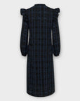 Ichi Gingham Midi Dress - 12
