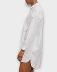 Ichi Long White Cotton Shirt - 8