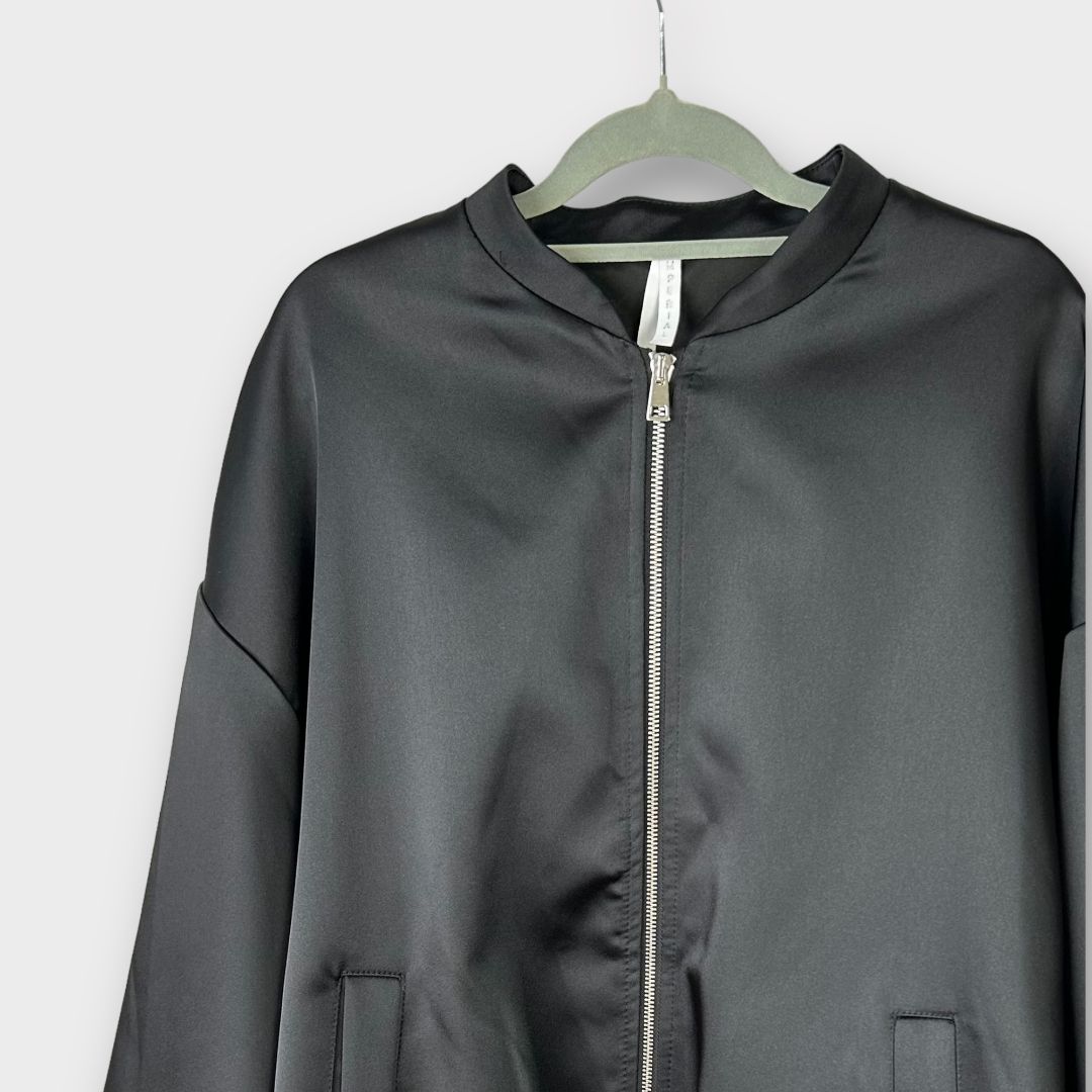 Sp5der 555555 Satin Bomber Jacket M2 Sp5der 555555 Satin