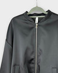 Imperial Oversized Satin Bomber Jacket - M (Fit 16)