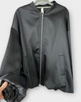 Imperial Oversized Satin Bomber Jacket - M (Fit 16)