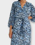 InWear Basira Abstract Midi Wrap Dress - 10