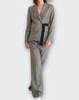 InWear Bootcut Check Trousers - 10