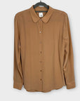 Iris & Ink Silk Shirt - M