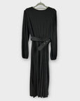 Jack Moda Shimmery Black Midi Dress - One Size ( 8 - 12)