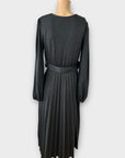 Jack Moda Shimmery Black Midi Dress - One Size ( 8 - 12)