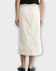 Jaeger Denim Button Front Midi Skirt - 10