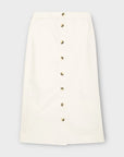 Jaeger Denim Button Front Midi Skirt - 10