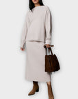 Jaeger Merino Wool Rich Knitted Skirt - 10 (S)