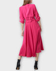 James Lakeland Roll Sleeve Midi Dress - 16/18