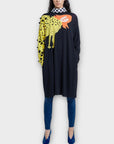 Joanne Hynes Tiger Lady Knit Sweater Dress - 12/14 (M)