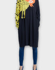 Joanne Hynes Tiger Lady Knit Sweater Dress - 12/14 (M)