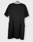 Joanne Hynes Neoprene Chevron Stripe Embellished Dress - 10/12