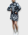 Joanne Hynes Sequin Lace Print Dress - 10