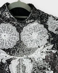 Joanne Hynes Sequin Lace Print Dress - 10