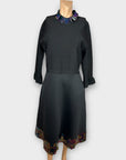 Joanne Hynes Sequin Trim Scuba Midi Dress - 16/18 (L)