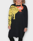 Joanne Hynes Tiger Lady Knit Sweater Dress - 12/14 (M)
