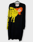 Joanne Hynes Tiger Lady Knit Sweater Dress - 12/14 (M)