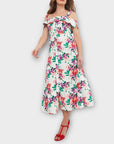Joe Browns Floral Cotton/Linen Midi Dress - 12