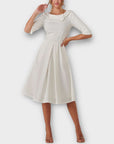 Jolie Moi Sloan 3/4 Sleeve Midi Dress - 18